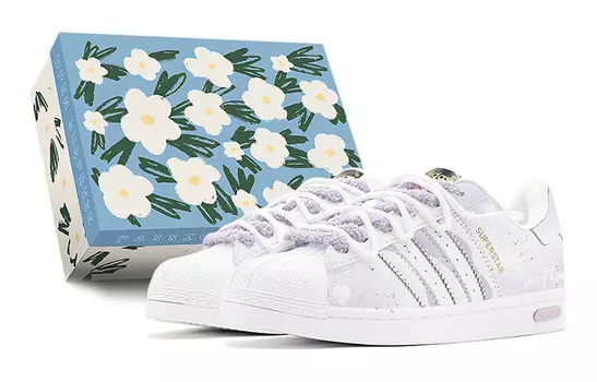 Кроссовки для скейтбординга Superstar Series, унисекс, низкие, белый Adidas Originals