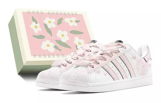 Кроссовки для скейтбординга Superstar Series, унисекс, низкие, белый Adidas Originals