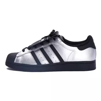 Кроссовки для скейтбординга Superstar Unisex Low-top Black/Silver Adidas Originals