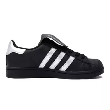 Кроссовки для скейтбординга Superstar Unisex Low-top Black/Silver Adidas Originals