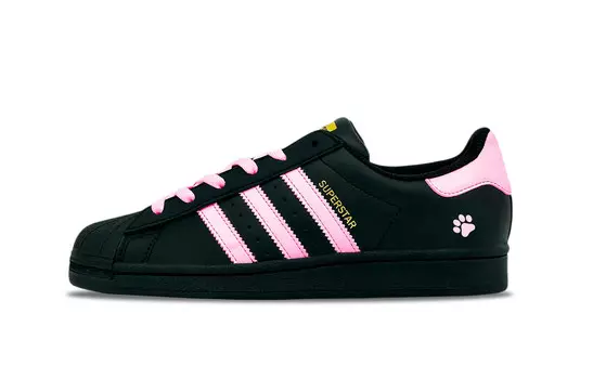 Кроссовки для скейтбординга Superstar, унисекс, низкие, черный Adidas Originals