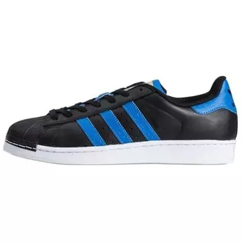Кроссовки для скейтбординга Superstar, унисекс, низкие, черный Adidas Originals