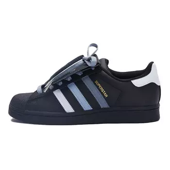 Кроссовки для скейтбординга Superstar, унисекс, низкие, черный/синий Adidas Originals