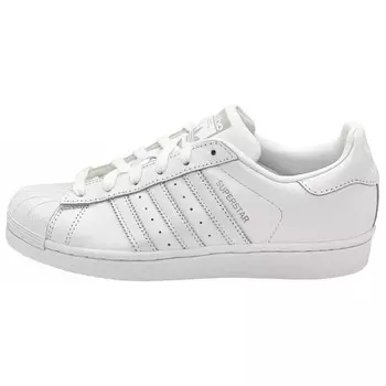 Кроссовки для скейтбординга Superstar женские с низким верхом Adidas Originals, белый