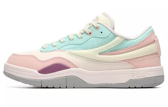 Кроссовки для скейтбординга T88 SKB женские, низкие, кремовые/отбеленные Fila Fusion