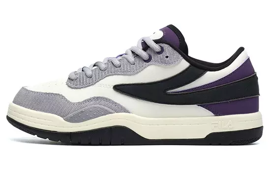 Кроссовки для скейтбординга T88 SKB женские с низким верхом, белые/фиолетовые/серые Fila Fusion