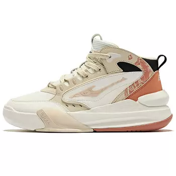 Кроссовки для скейтбординга Tang Palace Night Garden женские, средней высоты, микрокристаллические, белый, теплые, льняные Erke