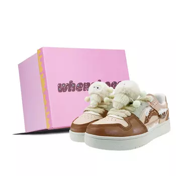 Кроссовки для скейтбординга Tianji Series Men Low Top White/Brown Lining