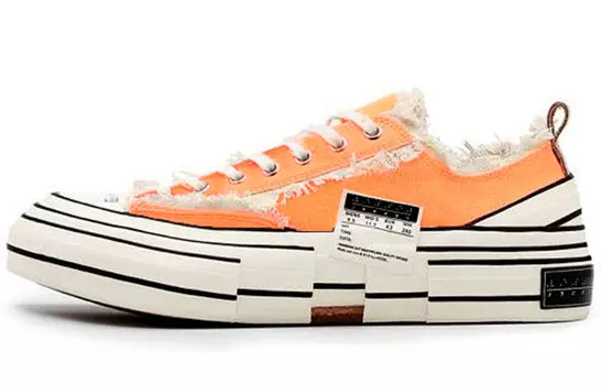 Кроссовки для скейтбординга унисекс с низким верхом оранжевого цвета Xvessel