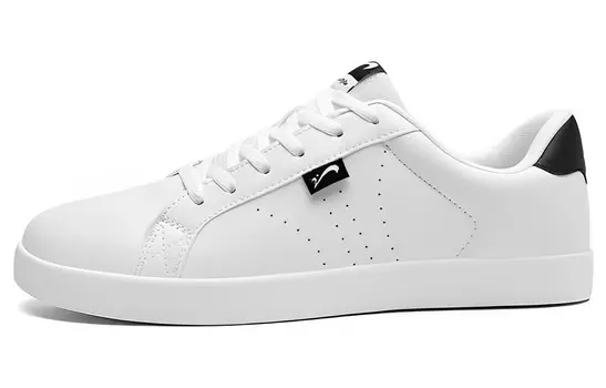 Кроссовки для скейтбординга унисекс с низким верхом белые/черные K-Bird