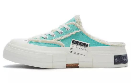 Кроссовки для скейтбординга унисекс с низким верхом светло-голубые/розовые Xvessel