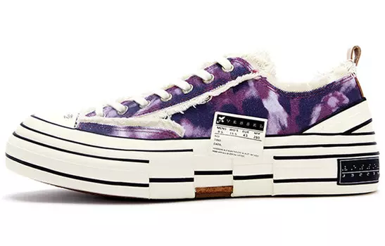 Кроссовки для скейтбординга унисекс с низким верхом фиолетовые Xvessel