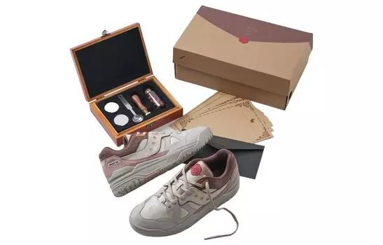 Кроссовки для скейтбординга унисекс с низким верхом коричневые/серые Saucony