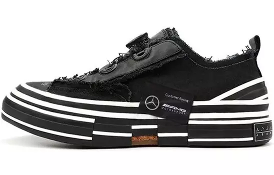 Кроссовки для скейтбординга унисекс с низким верхом черного цвета Xvessel