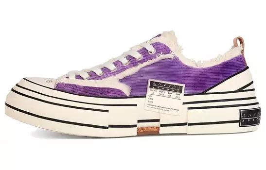 Кроссовки для скейтбординга унисекс с низким верхом фиолетовые Xvessel