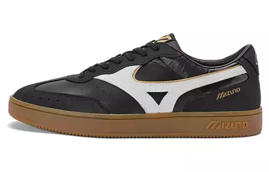 Кроссовки для скейтбординга унисекс с низким верхом, черные/белые/коричневые Mizuno