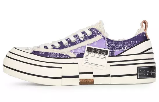 Кроссовки для скейтбординга унисекс с низким верхом фиолетовые Xvessel