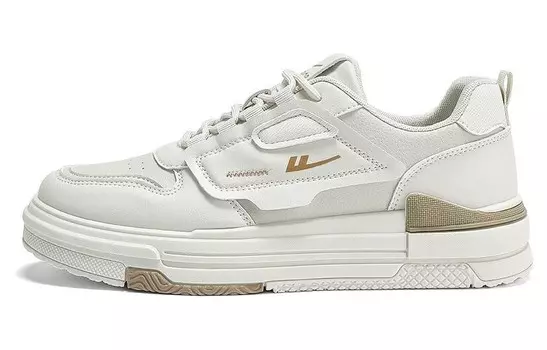 Кроссовки для скейтбординга унисекс с низким верхом бежевые Warrior