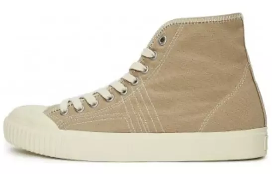 Кроссовки для скейтбординга унисекс с высоким берцем темно-бежевого цвета Onitsuka Tiger