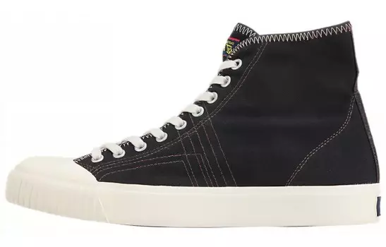 Кроссовки для скейтбординга унисекс высокие черные Onitsuka Tiger