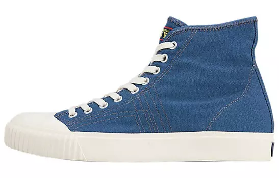 Кроссовки для скейтбординга унисекс высокие синие Onitsuka Tiger