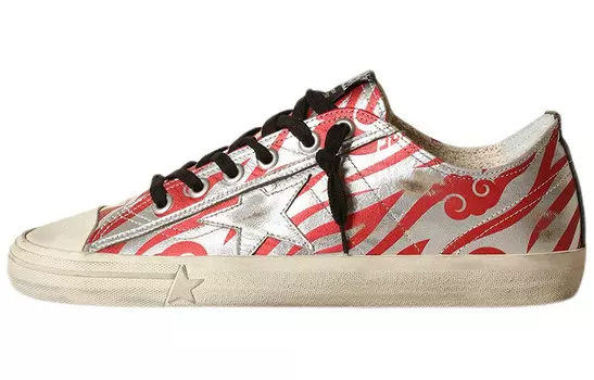 Кроссовки для скейтбординга V-Star мужские, низкие, красные Golden Goose