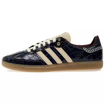 Кроссовки для скейтбординга Wales Bonner X Samba, унисекс, низкие, темно-синий Adidas Originals