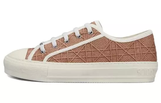 Кроссовки для скейтбординга Walk"n"Женские низкие телесного цвета Dior