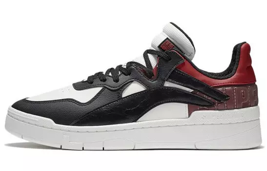 Кроссовки для скейтбординга Wave Men Low-top Black / Snow White / Cinnabar Red Lining