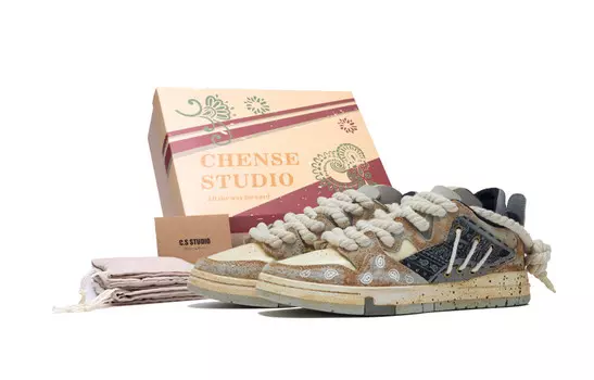 Кроссовки для скейтбординга Wave мужские с низким верхом белые/серые/коричневые Lining