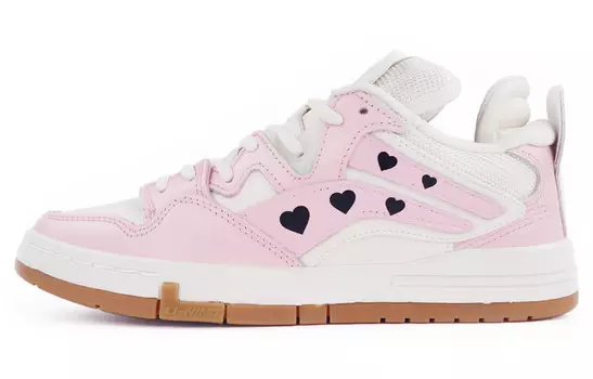 Кроссовки для скейтбординга Wave женские низкие розовые/белые Lining