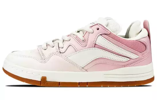 Кроссовки для скейтбординга Wave женские низкие розовые/белые Lining