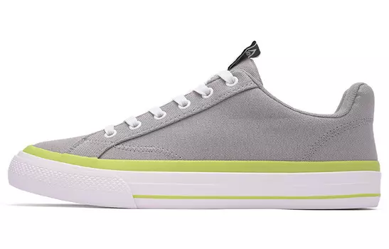 Кроссовки для скейтбординга Winner мужские, низкие, серые/зеленые Pony