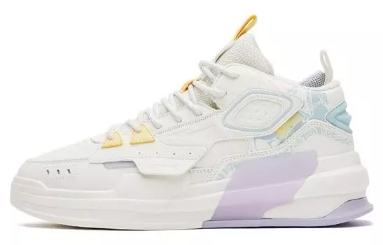 Кроссовки для скейтбординга Xun женские, среднего размера, белый/фиолетовый Erke