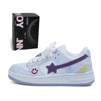 Кроссовки для скейтбординга Young Baby Series унисекс с низким верхом фиолетового цвета Oynn