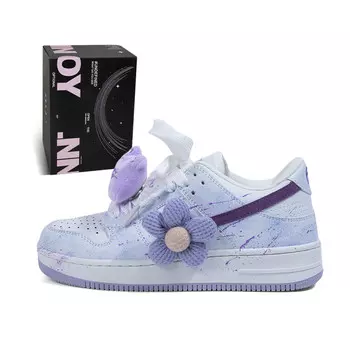 Кроссовки для скейтбординга Young Baby Series унисекс с низким верхом фиолетового цвета Oynn