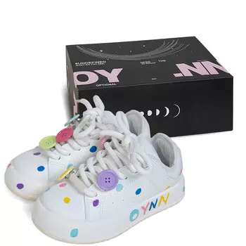 Кроссовки для скейтбординга Young Baby Series женские с низким верхом желтый/фиолетовый/розовый Oynn