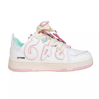 Кроссовки для скейтбординга Young Baby Series женские, низкие, розовый Oynn, белый/розовый