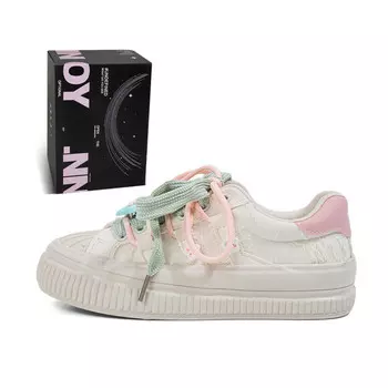 Кроссовки для скейтбординга Young Baby Series женские, низкие, бежевый/розовый Oynn