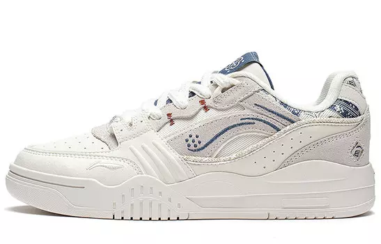 Кроссовки для скейтбординга Yuebai женские, низкие, белые Lining