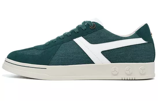 Кроссовки для скейтбординга Zhengrong женские низкие Verdant Green/Swan White Li-Ning 1990