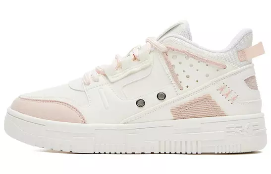 Кроссовки для скейтбординга женские низкие Acorn белые/пудровые Erke