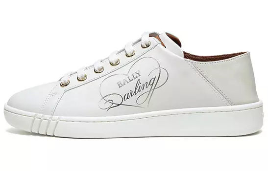 Кроссовки для скейтбординга женские, низкие, белые Bally