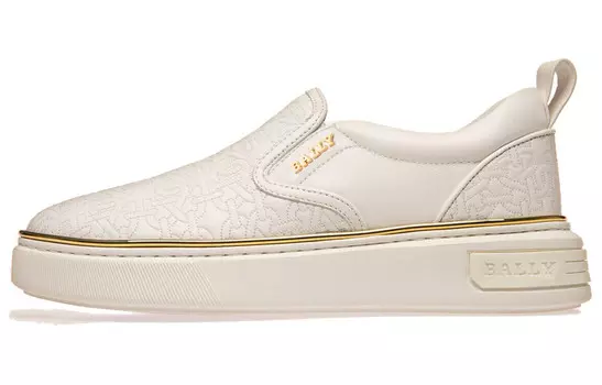 Кроссовки для скейтбординга женские, низкие, белые Bally