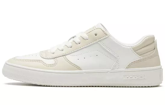 Кроссовки для скейтбординга женские, низкие, белые/бежевые Rockfish