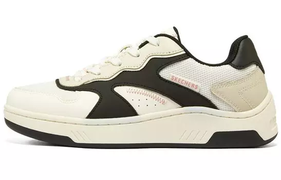 Кроссовки для скейтбординга женские, низкие, белые/черные Skechers