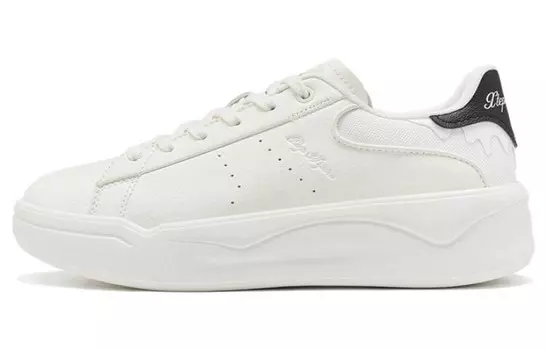 Кроссовки для скейтбординга женские, низкие, белые/черные Xtep