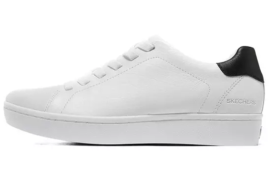 Кроссовки для скейтбординга женские, низкие, белые/черные Skechers