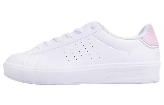 Кроссовки для скейтбординга женские, низкие, белые/красные Xtep