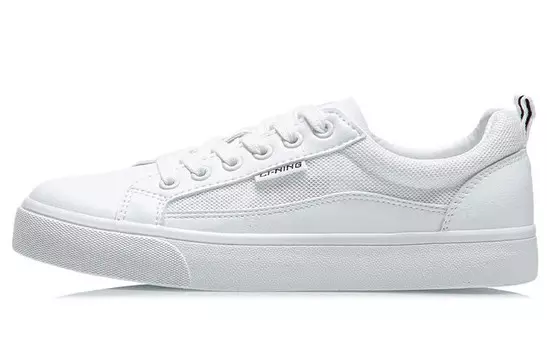 Кроссовки для скейтбординга женские, низкие, белые Lining